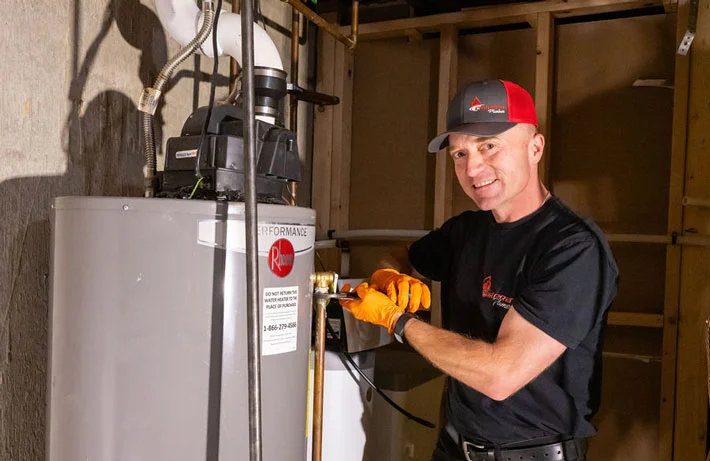 water heater install